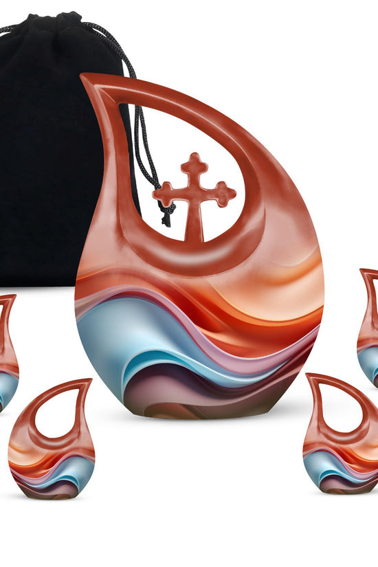 Waves Urns For Ashes - Mini Cremation Urns