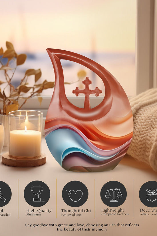 Waves Urns For Ashes - Mini Cremation Urns