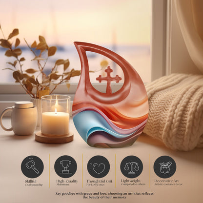 Waves Urns For Ashes - Mini Cremation Urns