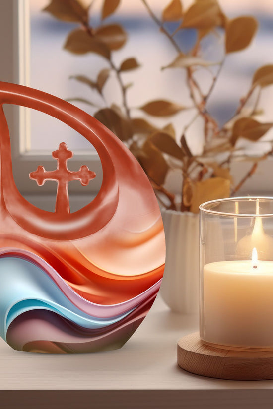 Waves Urns For Ashes - Mini Cremation Urns