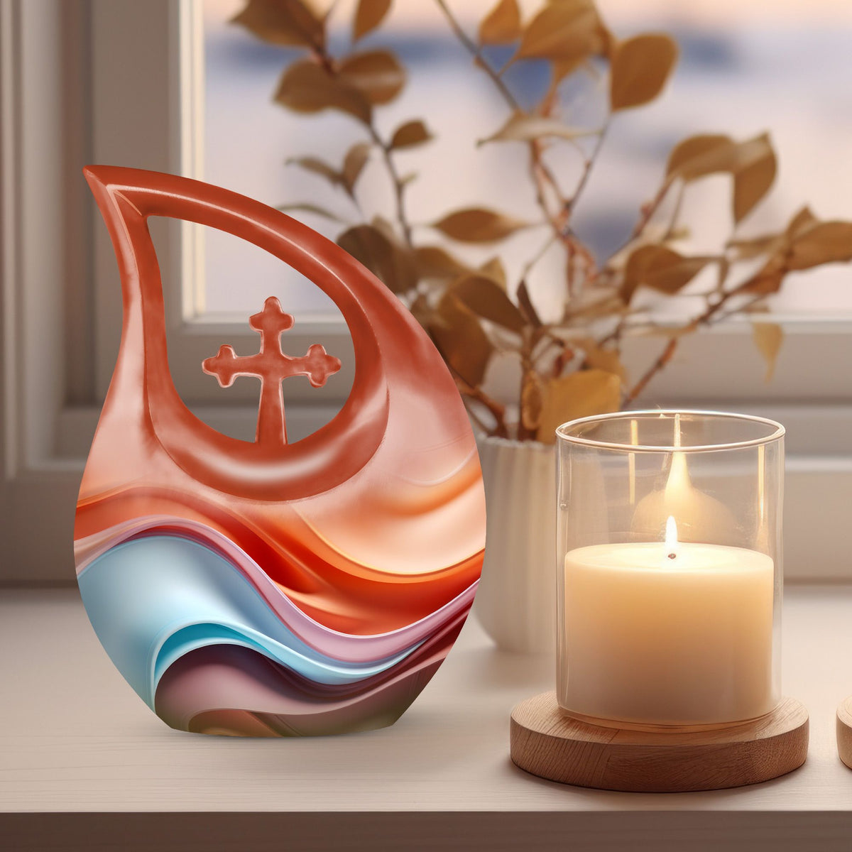 Waves Urns For Ashes - Mini Cremation Urns