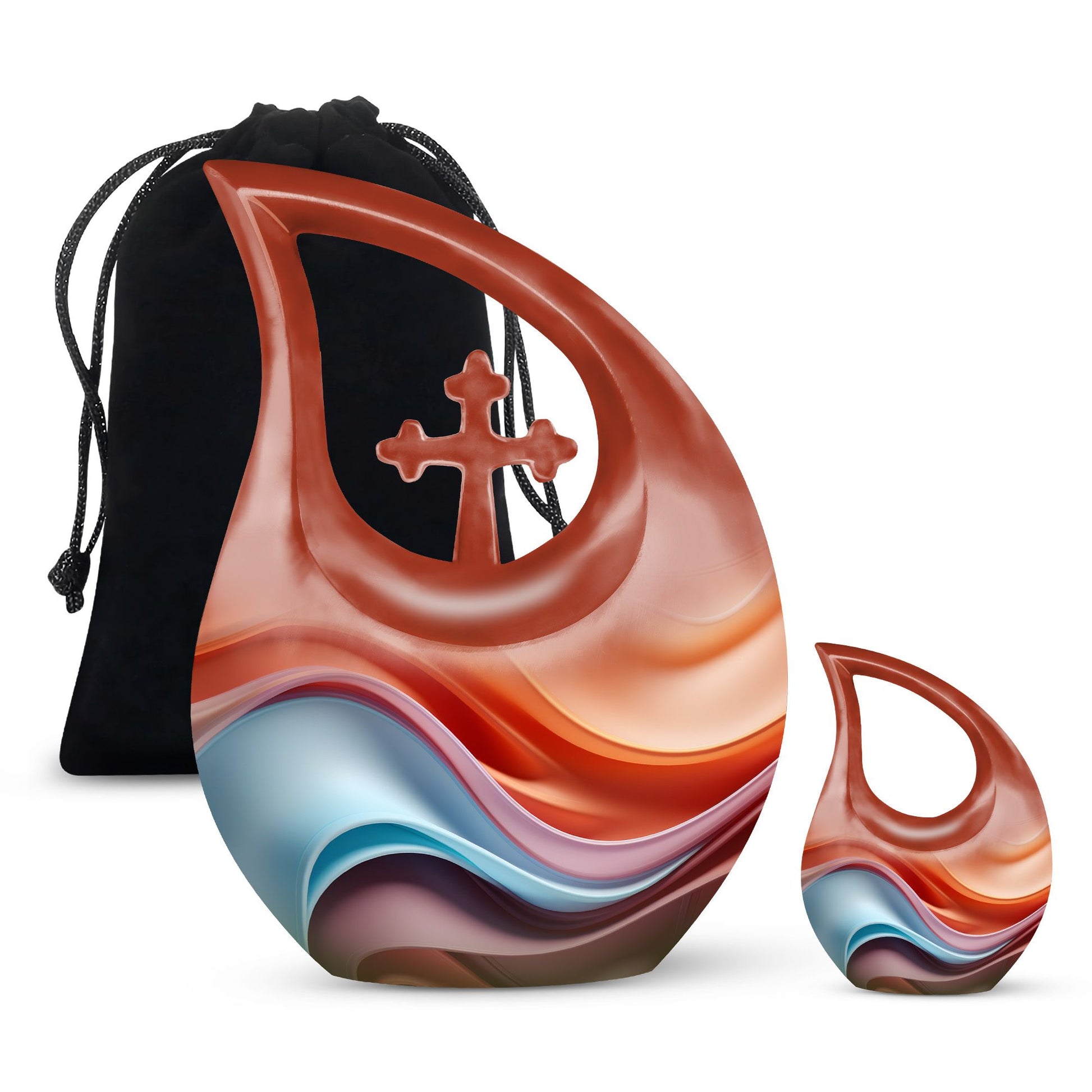 Waves Urns For Ashes - Mini Cremation Urns
