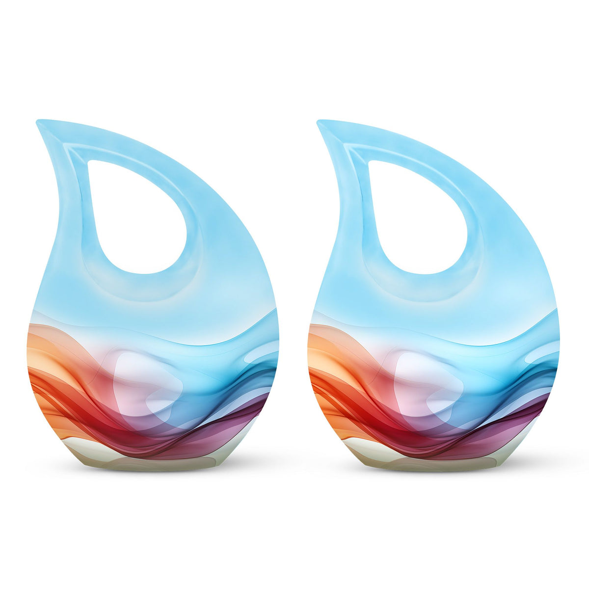 Waves Urns For Ashes - Adult Size Cremation Urns