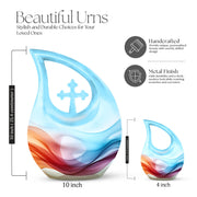 Waves Urns For Ashes - Adult Size Cremation Urns