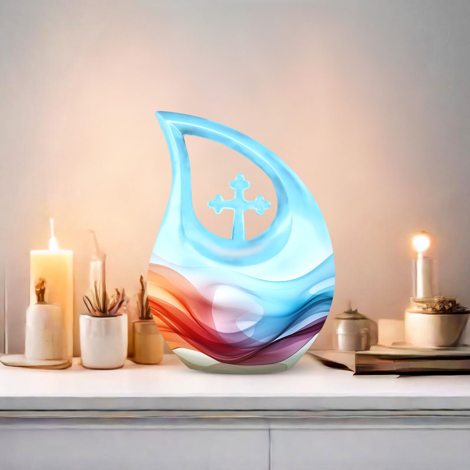 Waves Urns For Ashes - Adult Size Cremation Urns