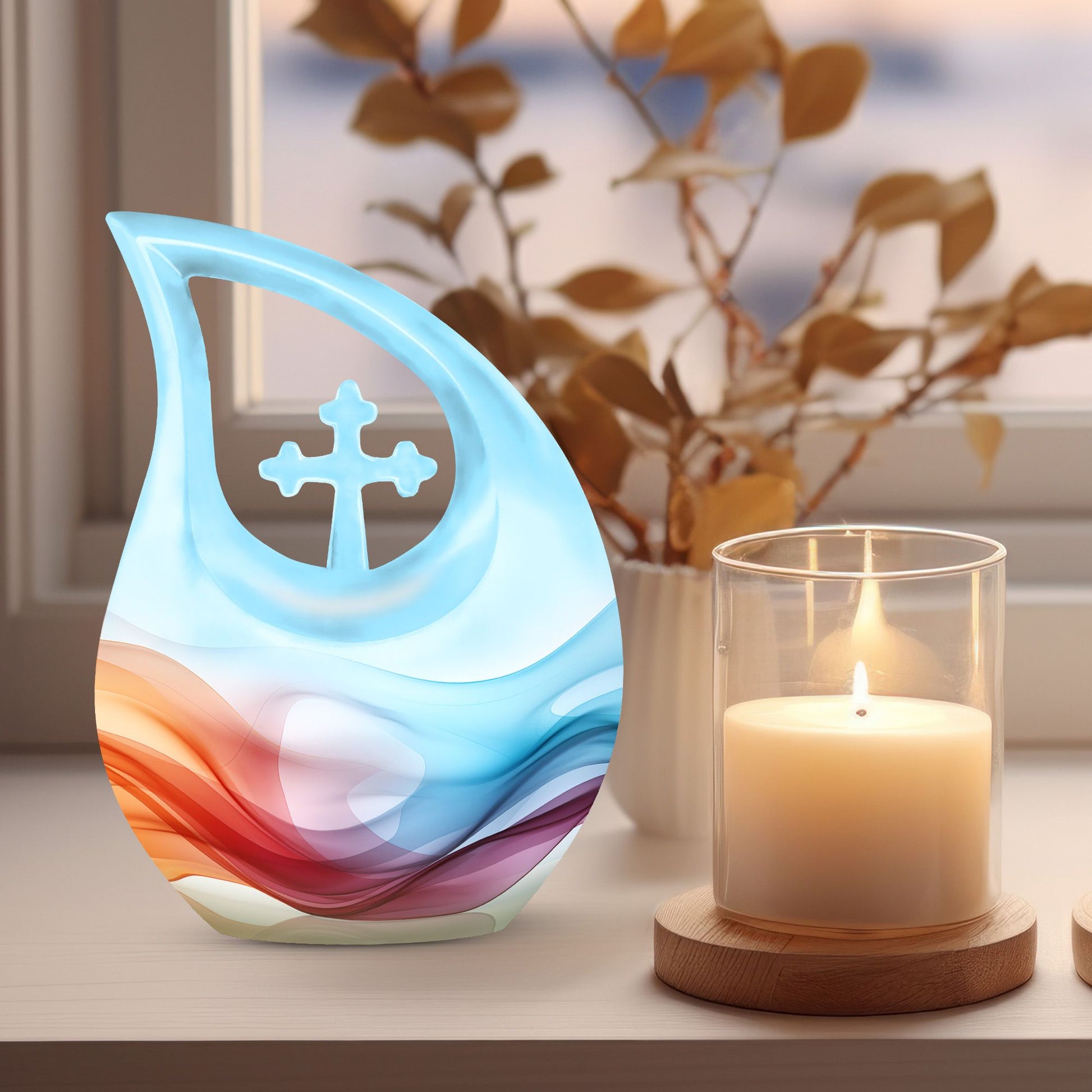 Waves Urns For Ashes - Adult Size Cremation Urns