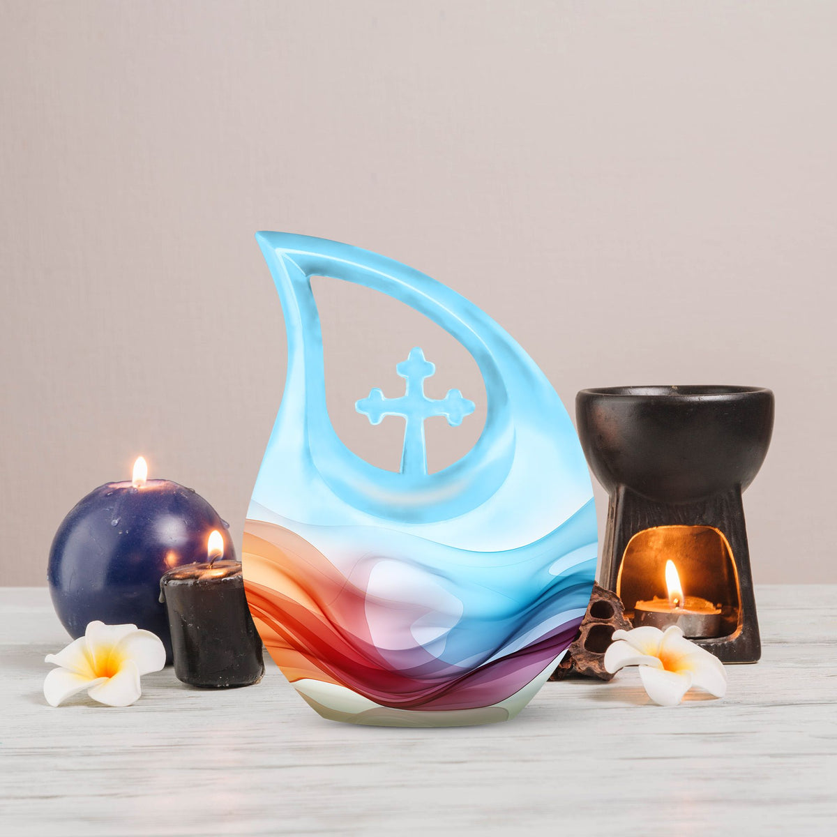 Waves Urns For Ashes - Adult Size Cremation Urns