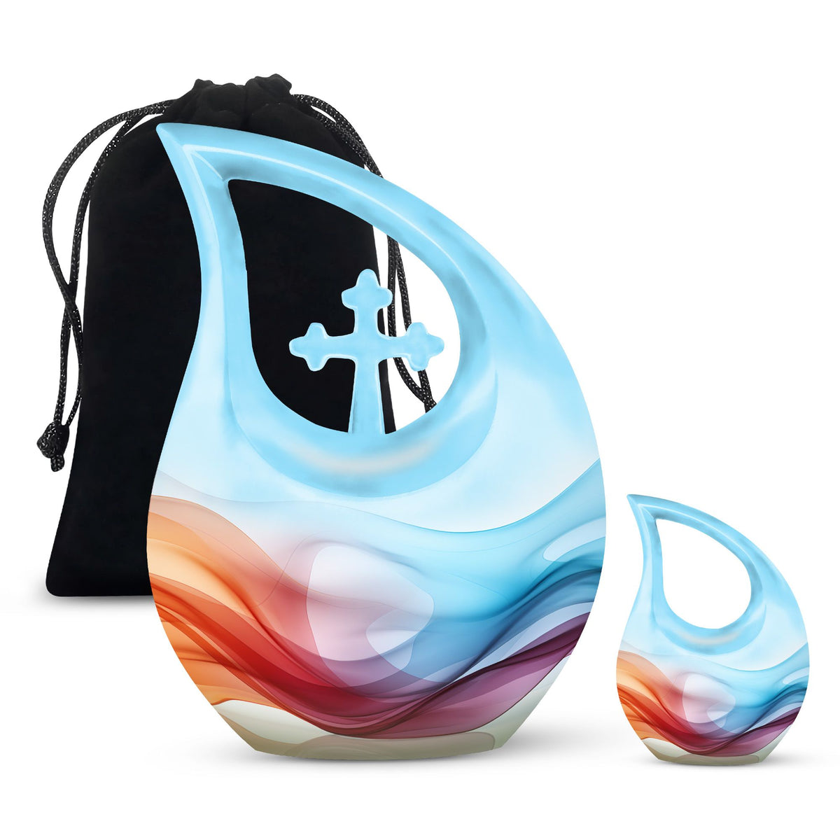 Waves Urns For Ashes - Adult Size Cremation Urns