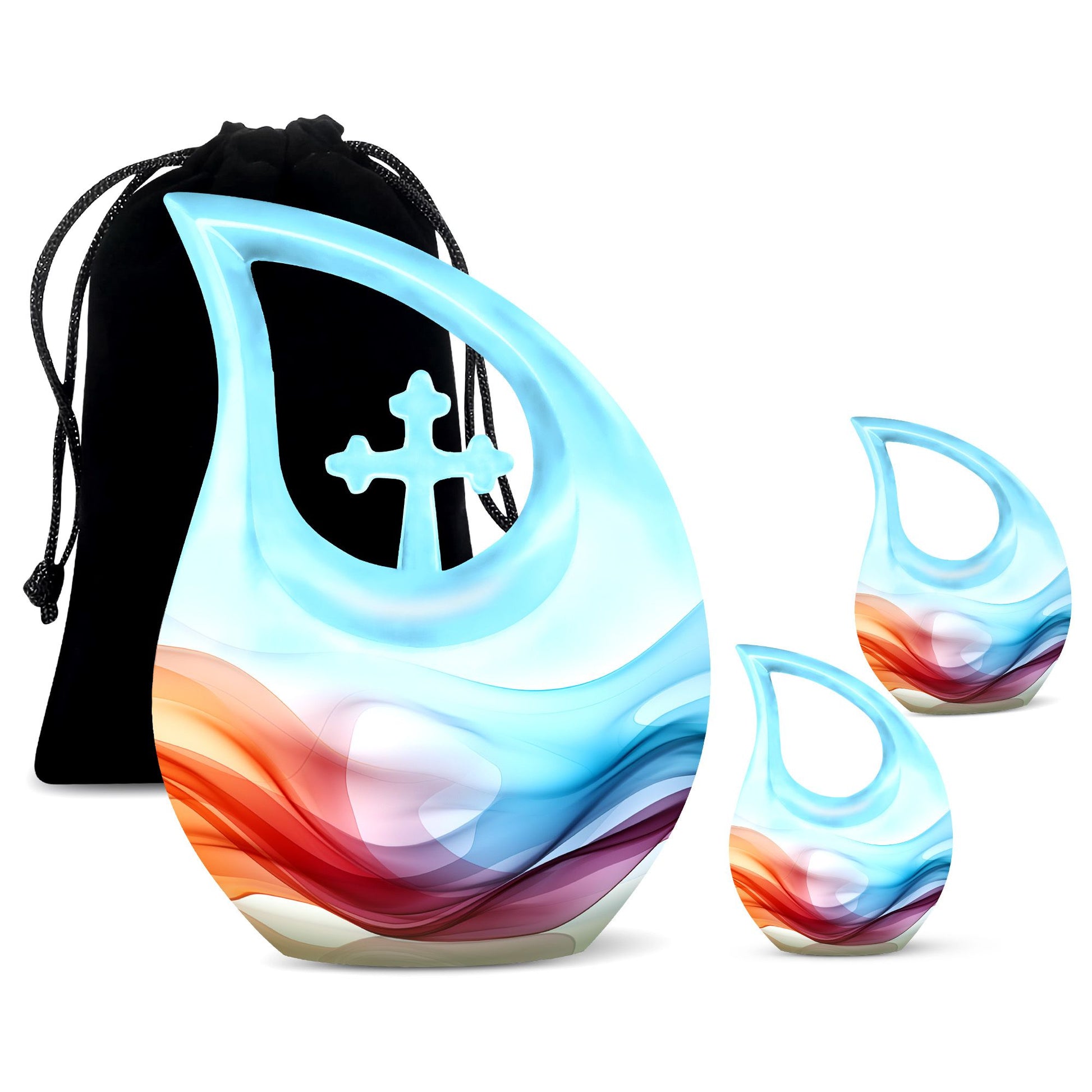 Waves Urns For Ashes - Adult Size Cremation Urns