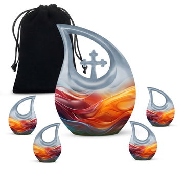 Large Urn With 4 Keepsake