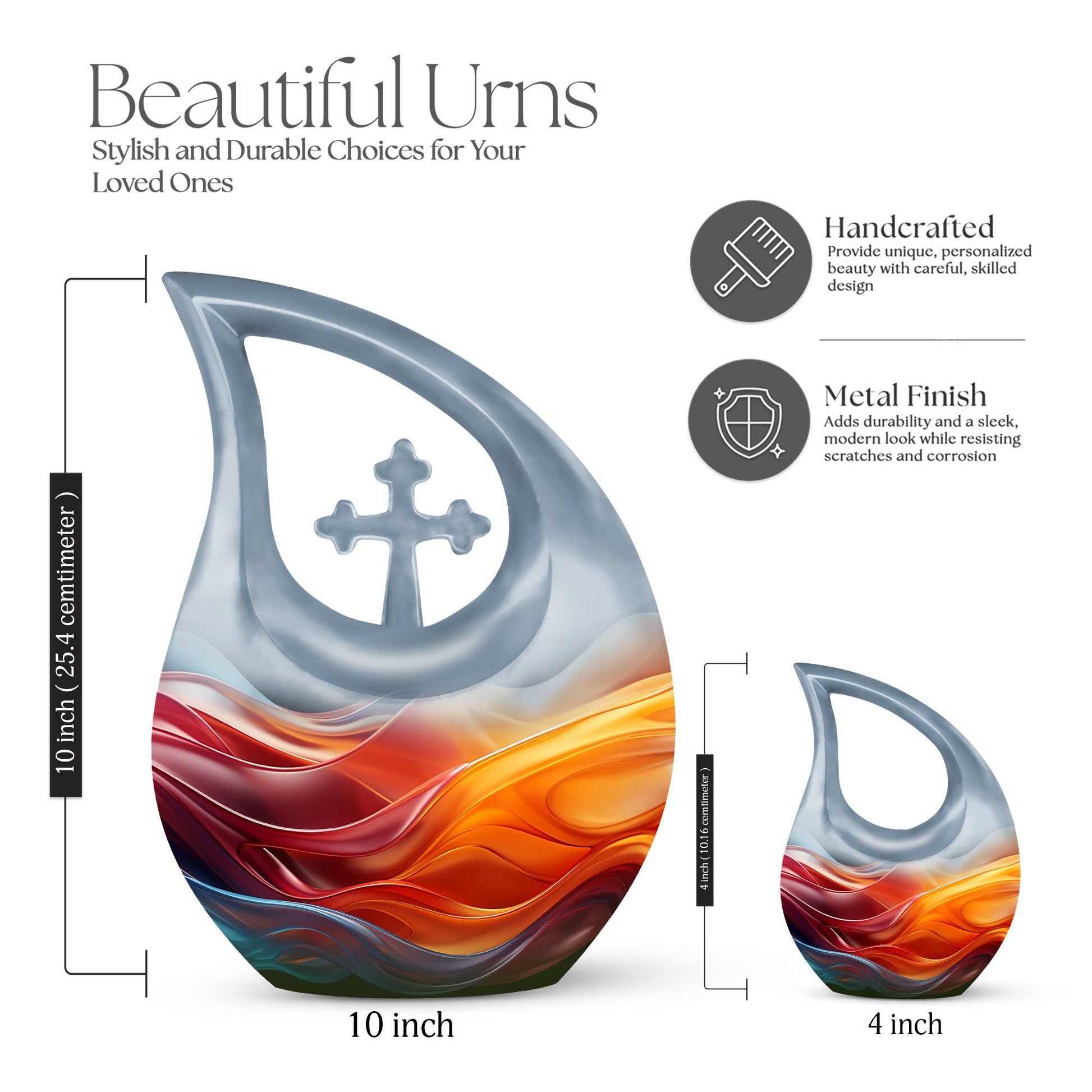 Flowers Urns For Ashes - Cremation Urn For Ashes