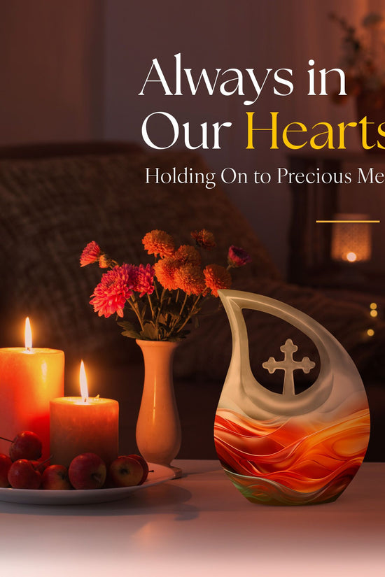 Flowers Urns For Ashes - Cremation Urn For Ashes