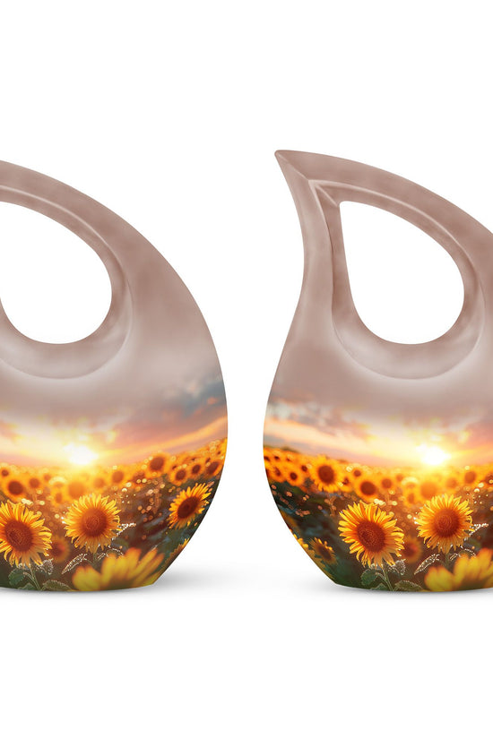 Flowers Urns For Ashes - Small Cremation Urns For Human Ashes Adult