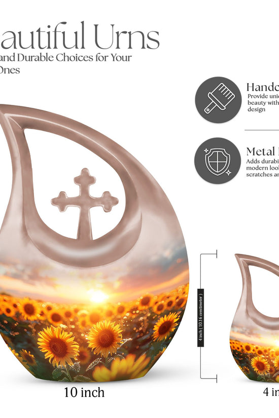 Flowers Urns For Ashes - Small Cremation Urns For Human Ashes Adult