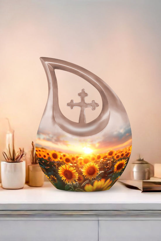 Flowers Urns For Ashes - Small Cremation Urns For Human Ashes Adult