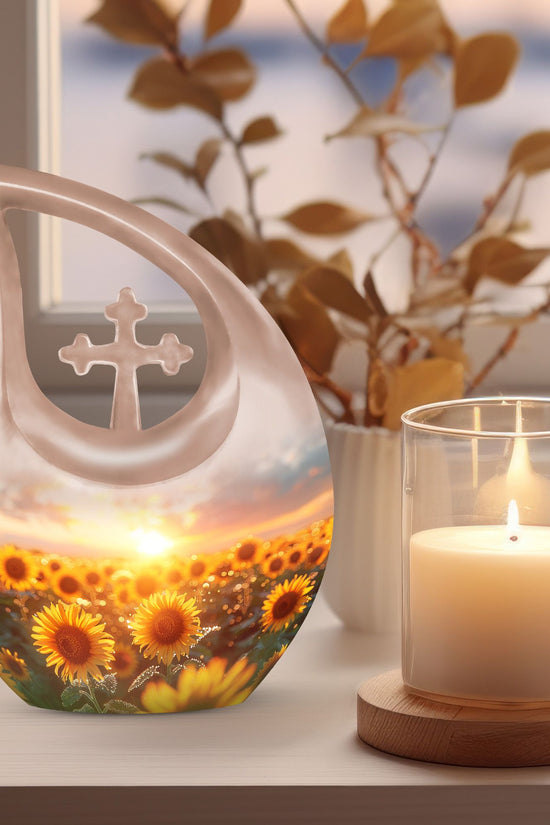 Flowers Urns For Ashes - Small Cremation Urns For Human Ashes Adult