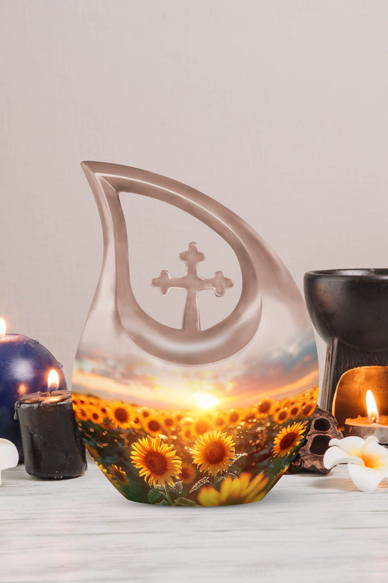 Flowers Urns For Ashes - Small Cremation Urns For Human Ashes Adult