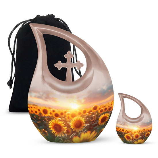 Flowers Urns For Ashes - Small Cremation Urns For Human Ashes Adult
