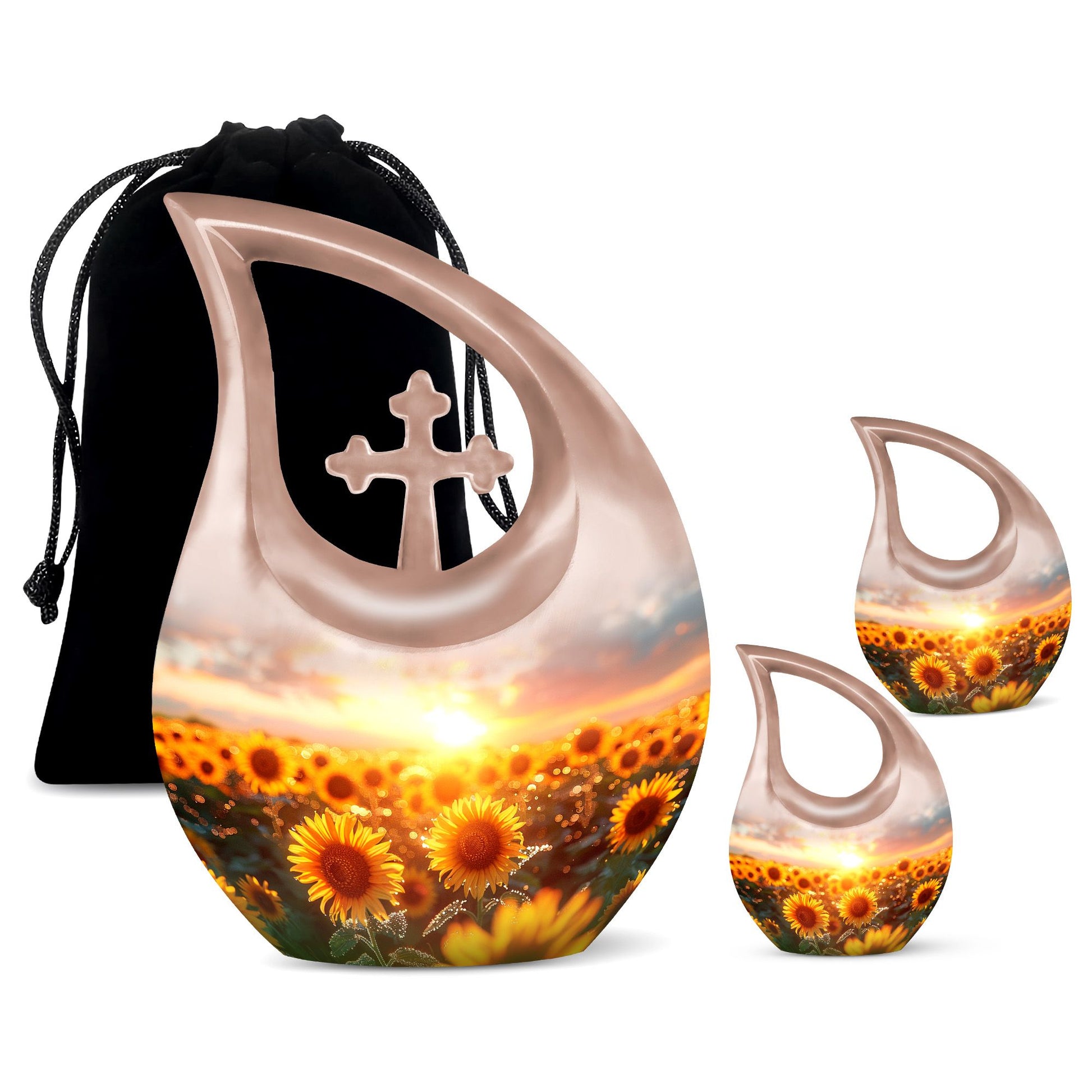 Flowers Urns For Ashes - Small Cremation Urns For Human Ashes Adult
