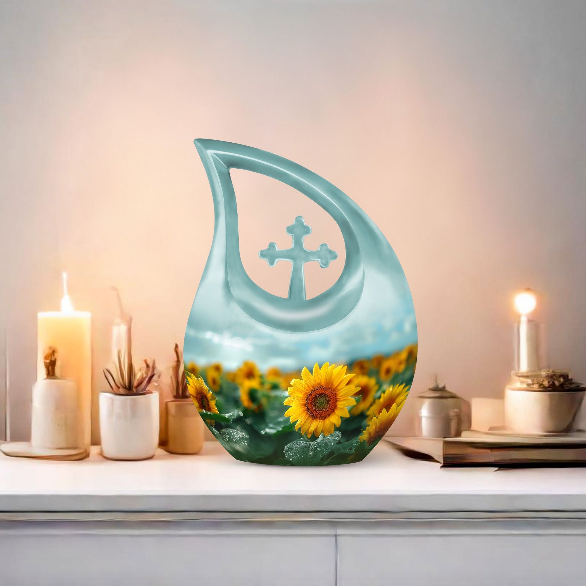 Flowers Urns For Ashes - Keepsake Cremation Urns For Human Ashes