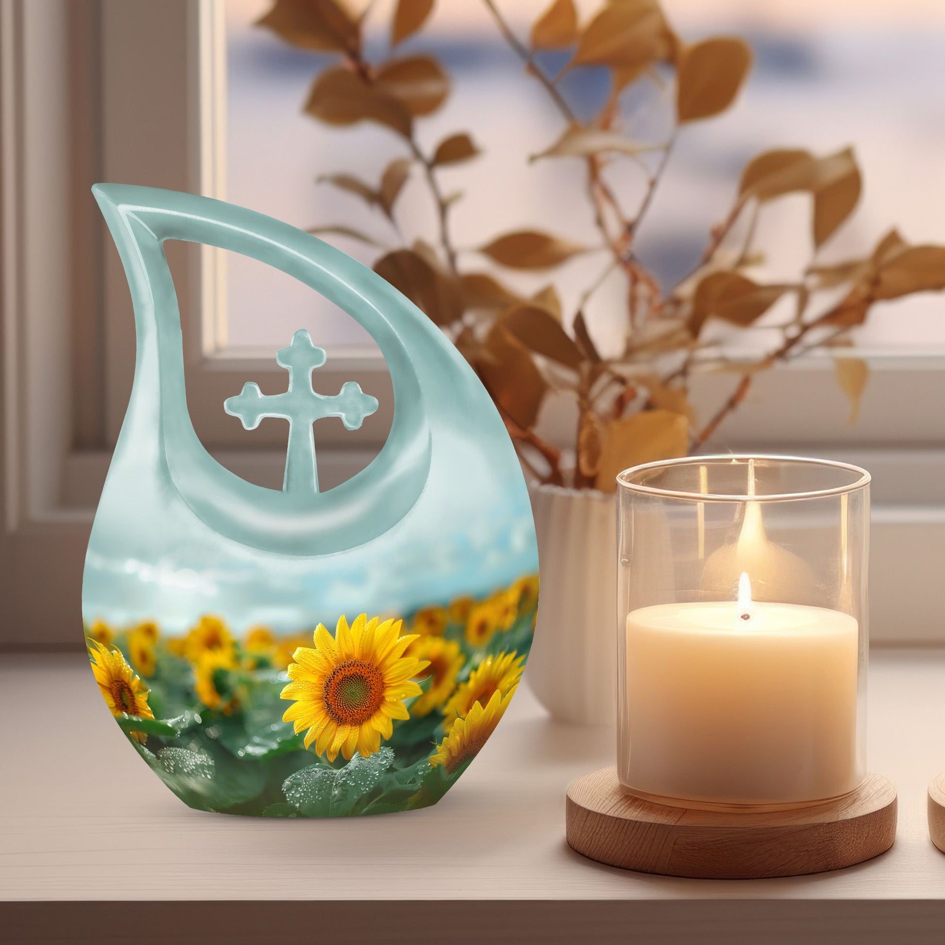 Flowers Urns For Ashes - Keepsake Cremation Urns For Human Ashes