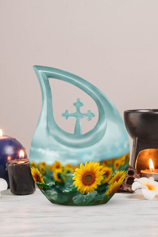 Flowers Urns For Ashes - Keepsake Cremation Urns For Human Ashes