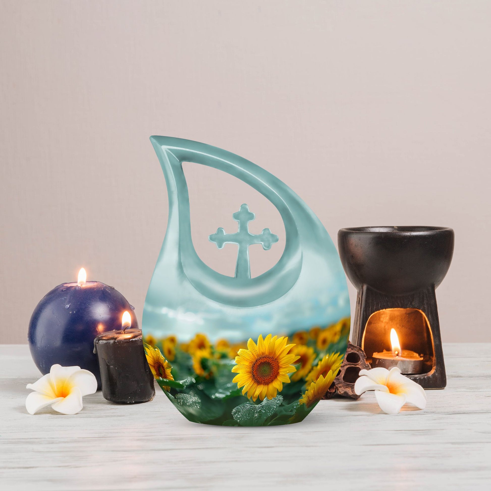 Flowers Urns For Ashes - Keepsake Cremation Urns For Human Ashes