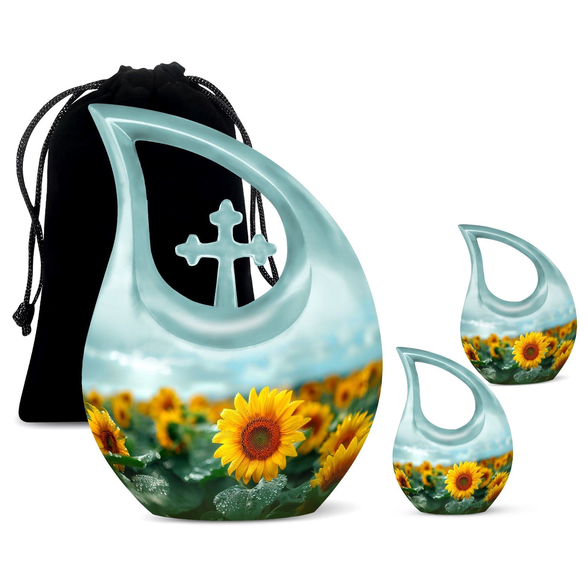 Flowers Urns For Ashes - Keepsake Cremation Urns For Human Ashes