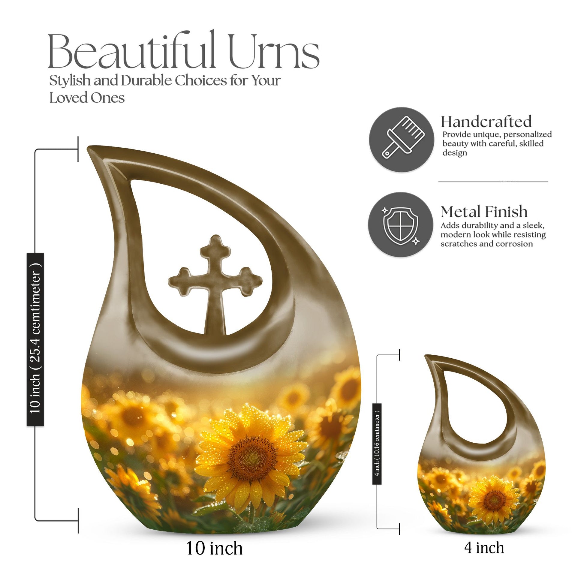 Flowers Urns For Ashes - Cremation Urns Adult