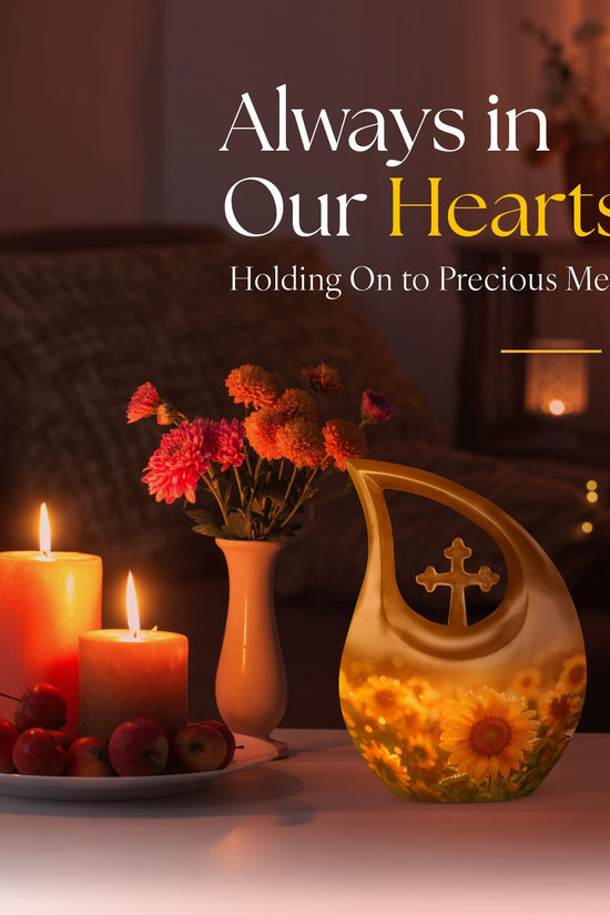 Flowers Urns For Ashes - Cremation Urns Adult