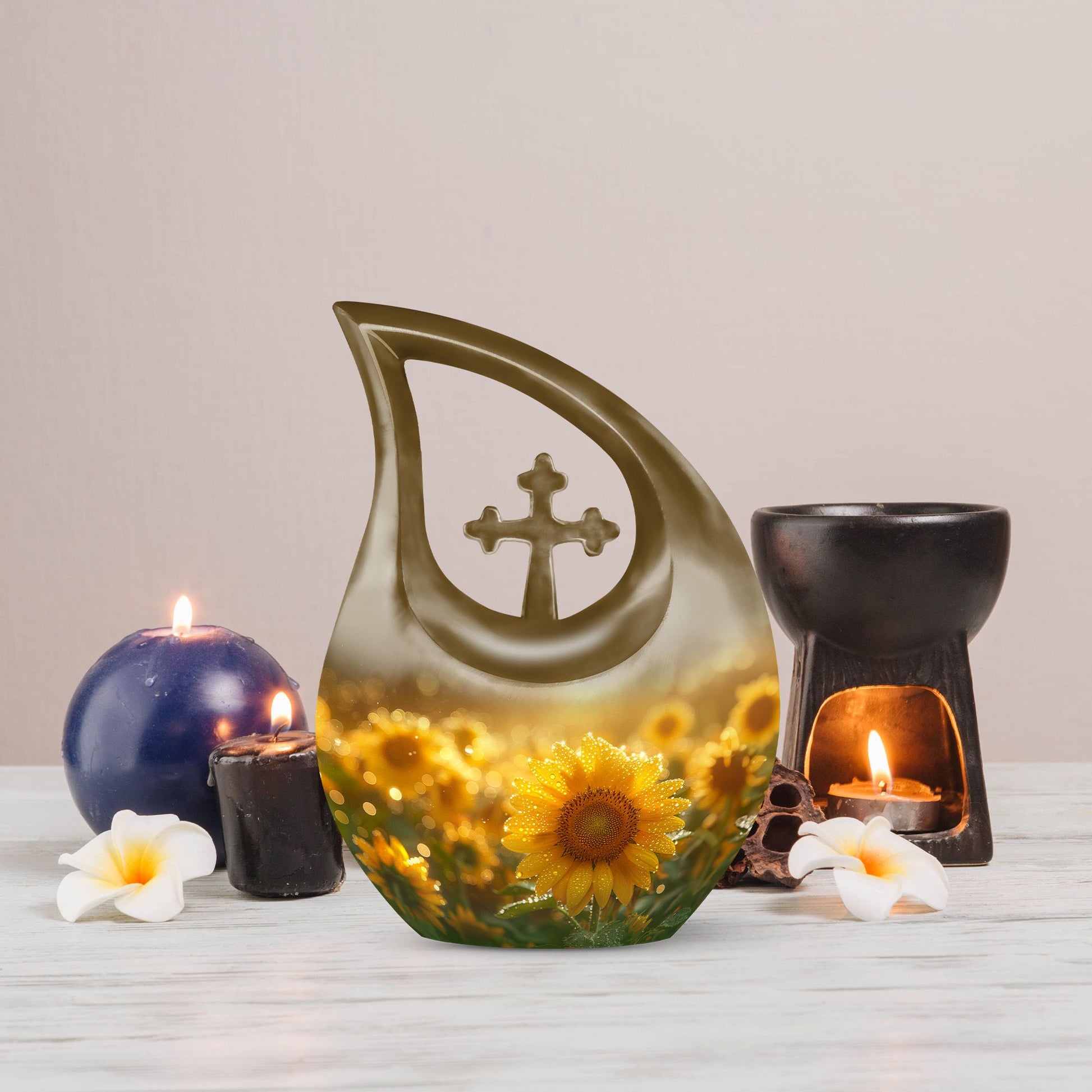 Flowers Urns For Ashes - Cremation Urns Adult