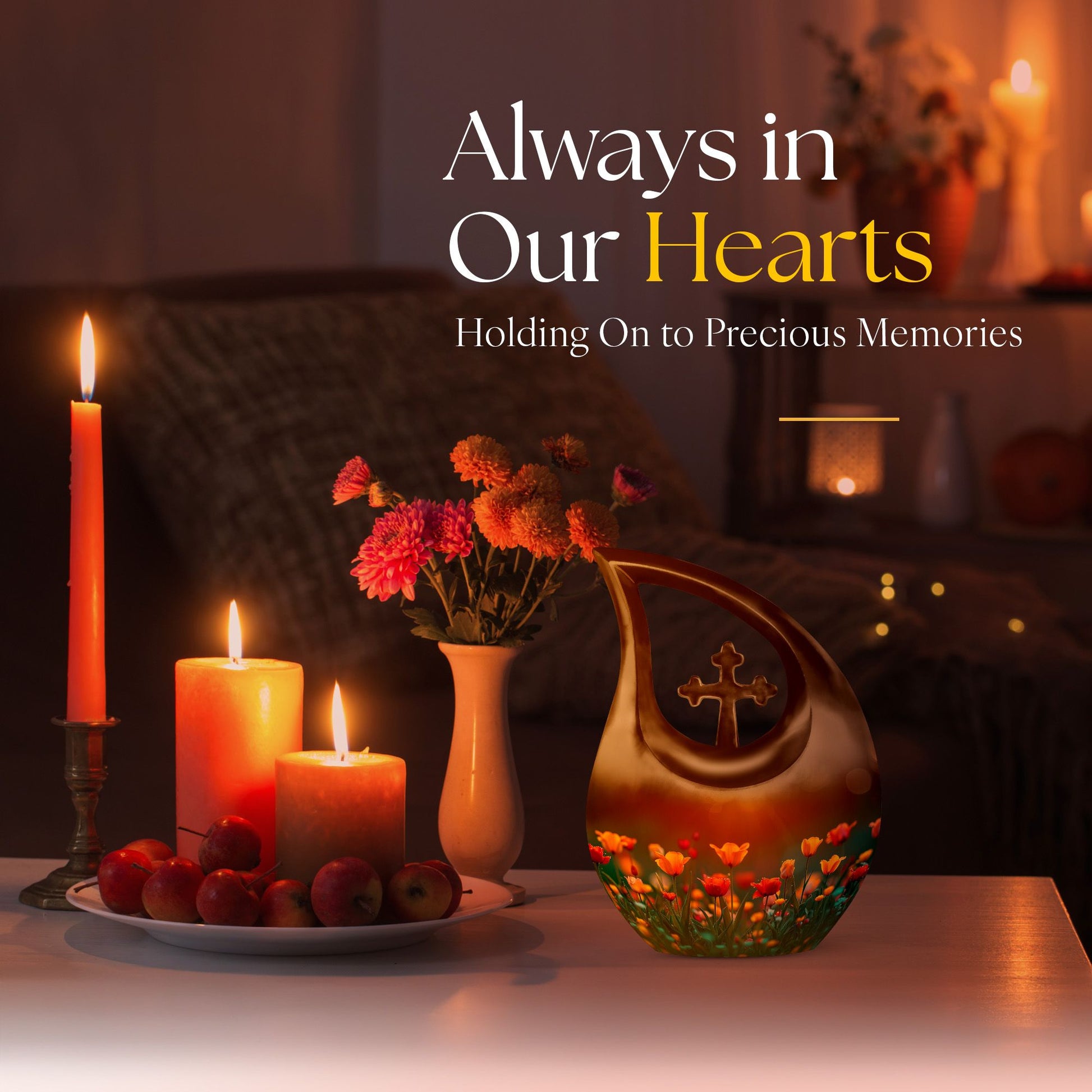 Flowers Urns For Ashes - Urns Cremation