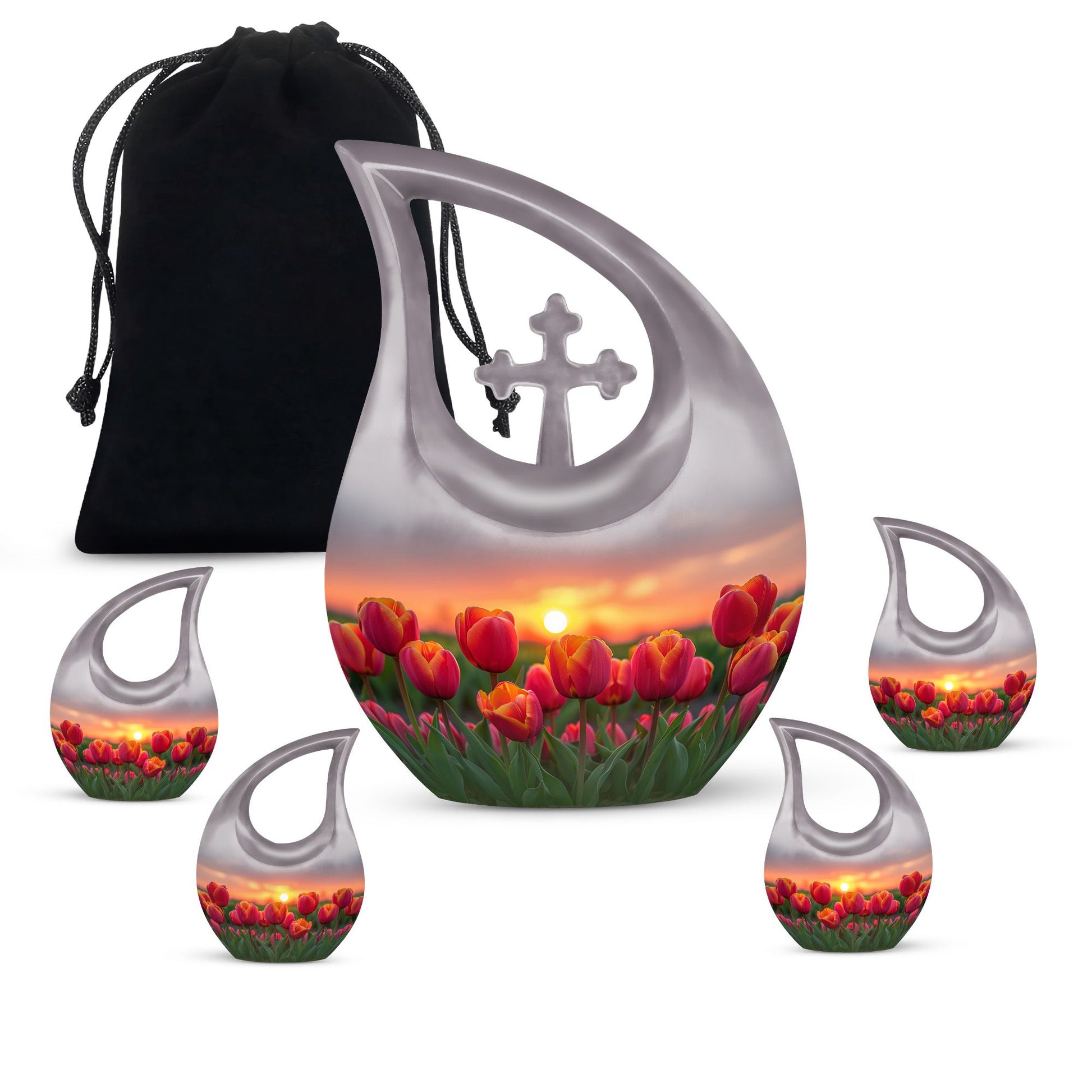 Flowers Urns For Ashes - Cremation Urns For Human