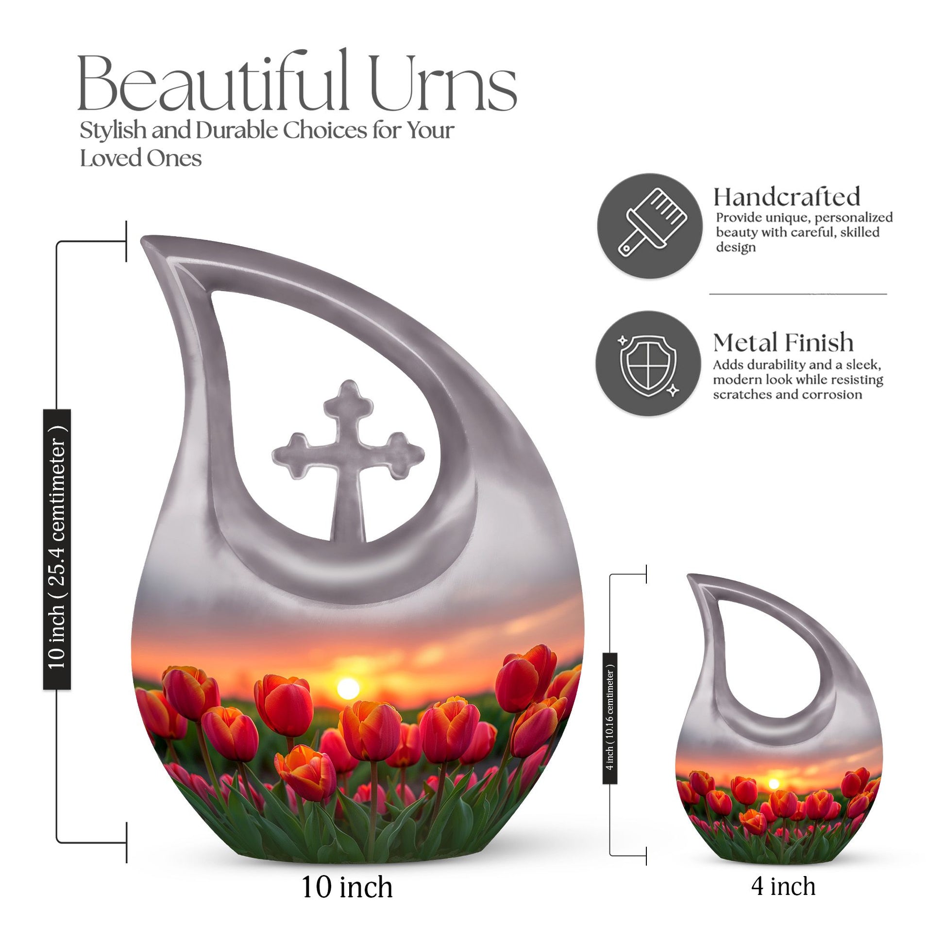 Flowers Urns For Ashes - Cremation Urns For Human