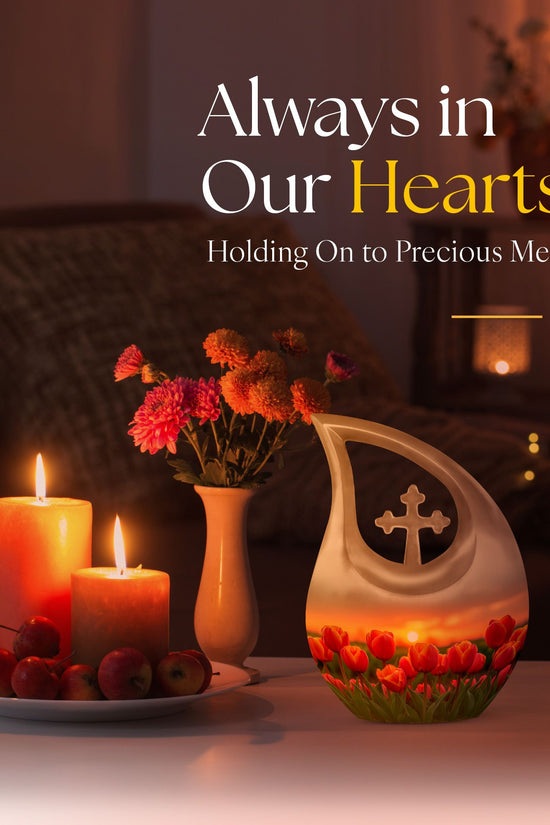 Flowers Urns For Ashes - Cremation Urns For Human