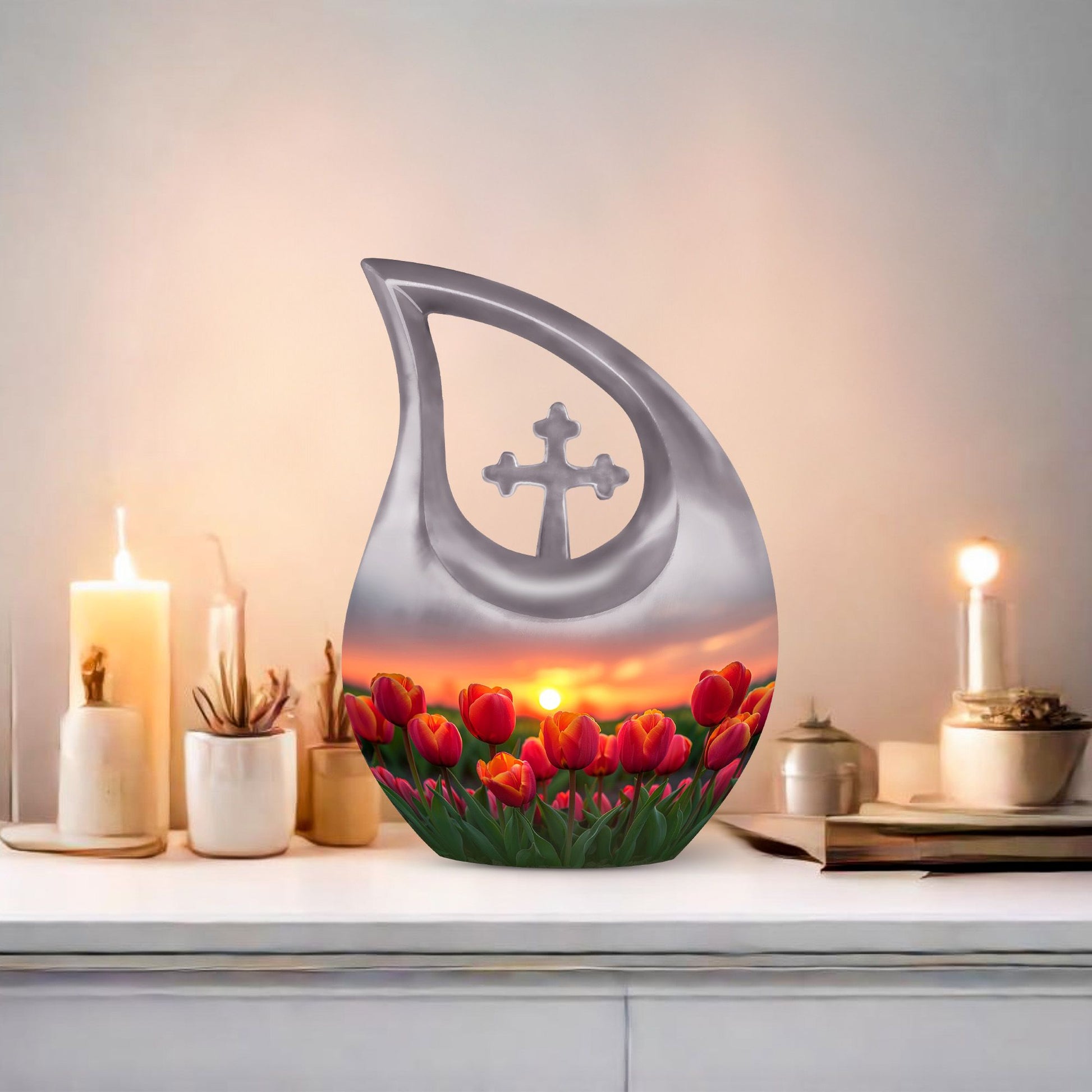 Flowers Urns For Ashes - Cremation Urns For Human