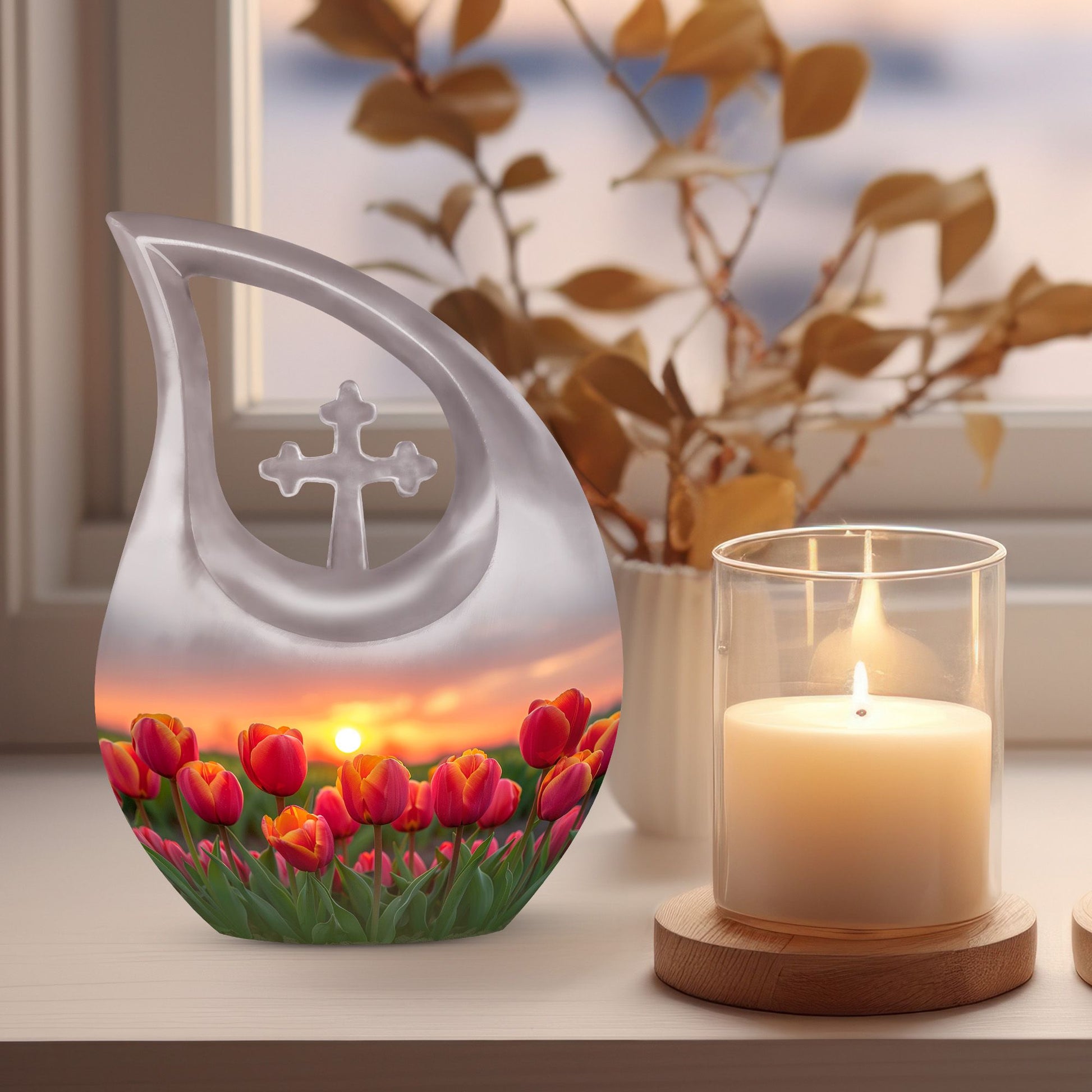 Flowers Urns For Ashes - Cremation Urns For Human