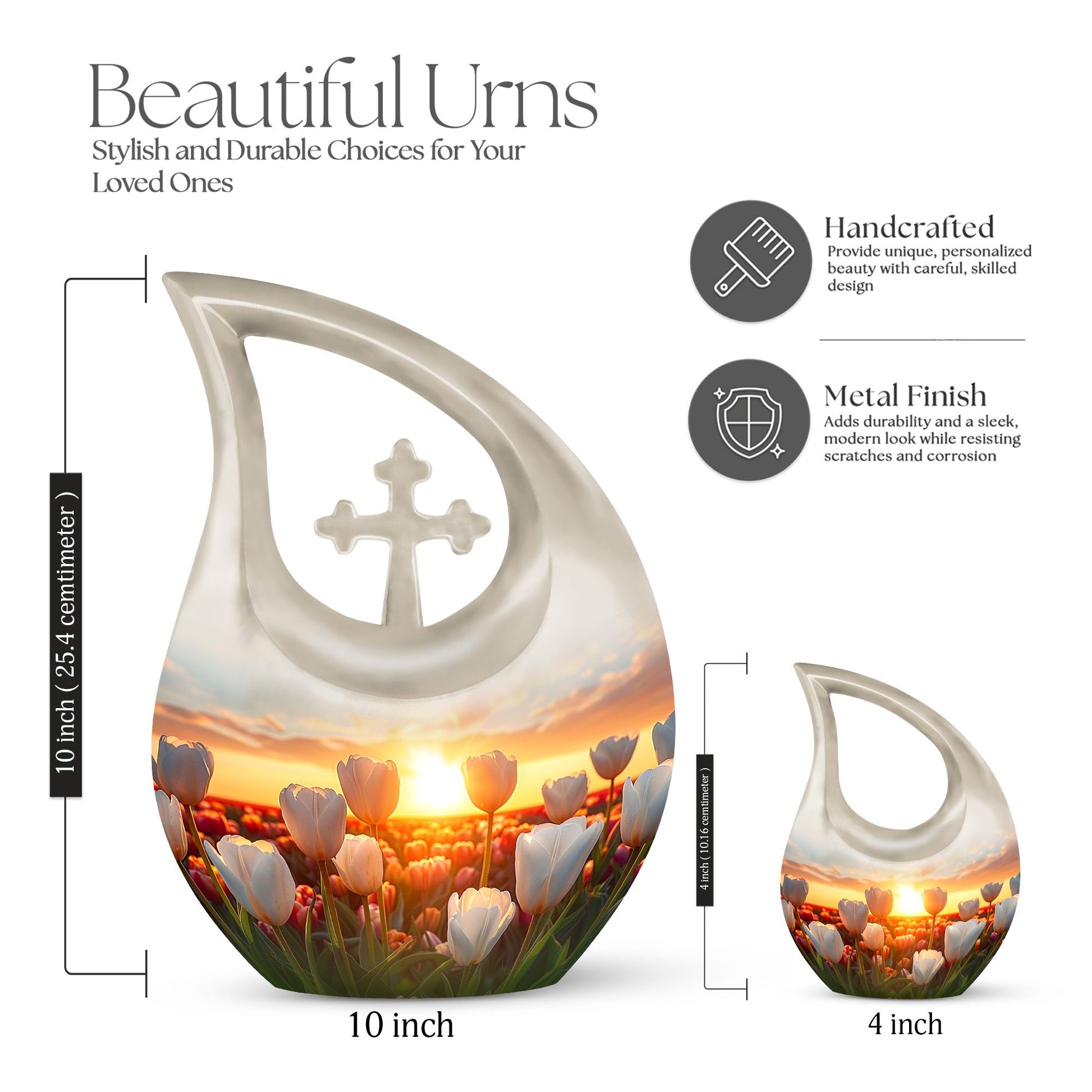 Flowers Urns For Ashes - Cremation Urns For Adults