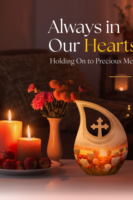 Flowers Urns For Ashes - Cremation Urns For Adults