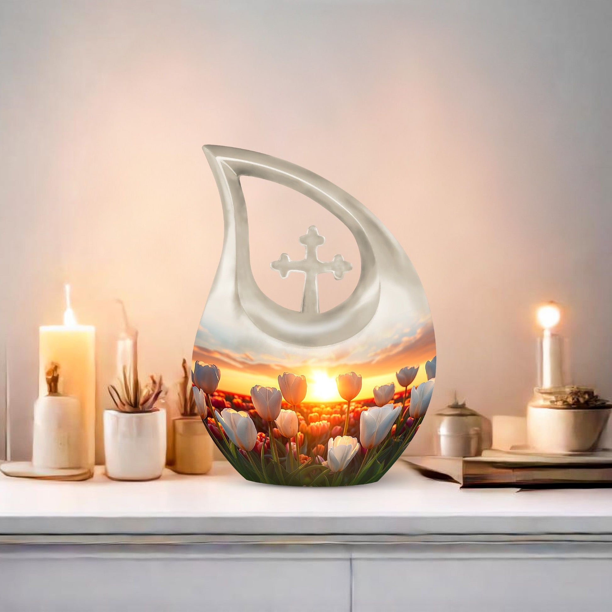 Flowers Urns For Ashes - Cremation Urns For Adults