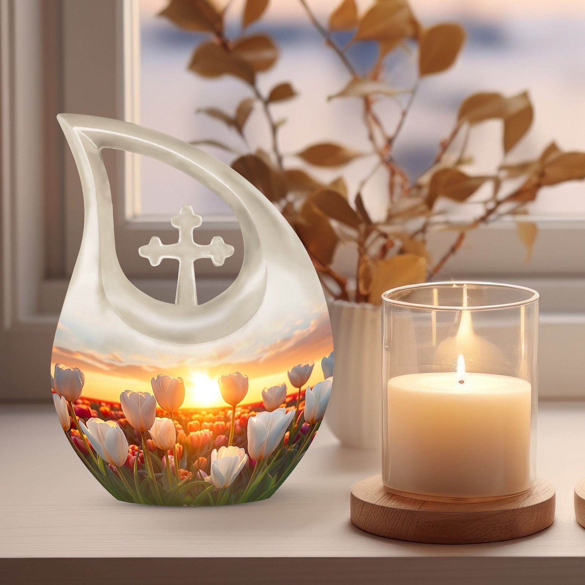 Flowers Urns For Ashes - Cremation Urns For Adults