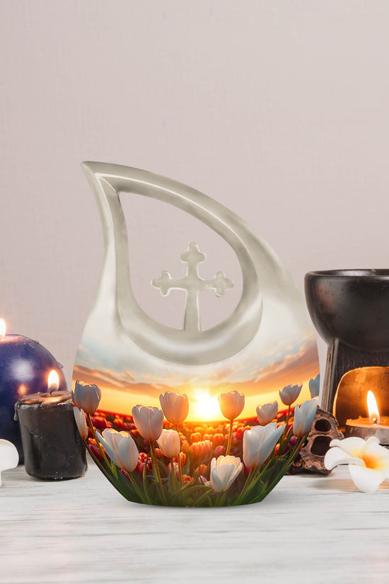 Flowers Urns For Ashes - Cremation Urns For Adults