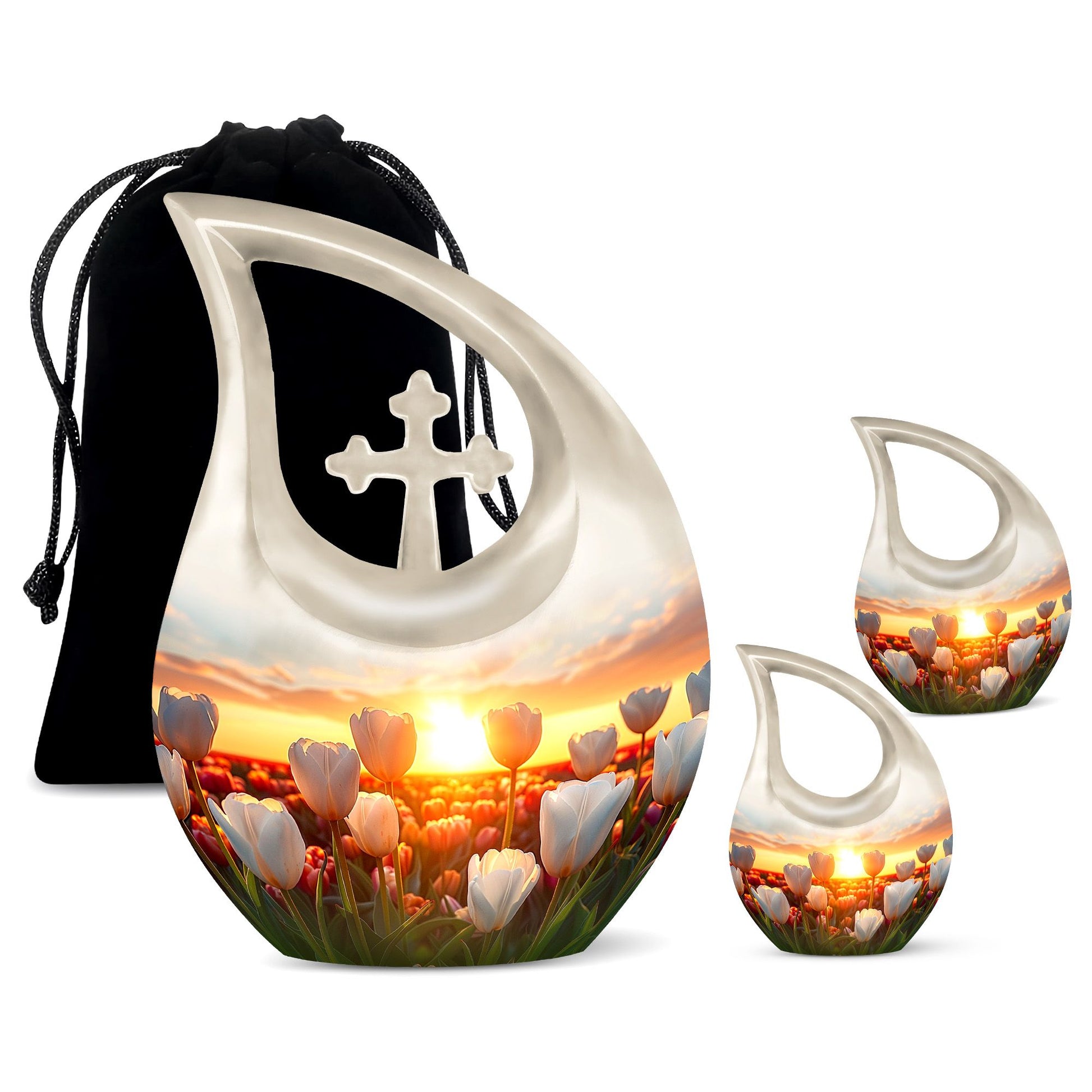 Flowers Urns For Ashes - Cremation Urns For Adults