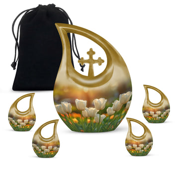 Large Urn With 4 Keepsake