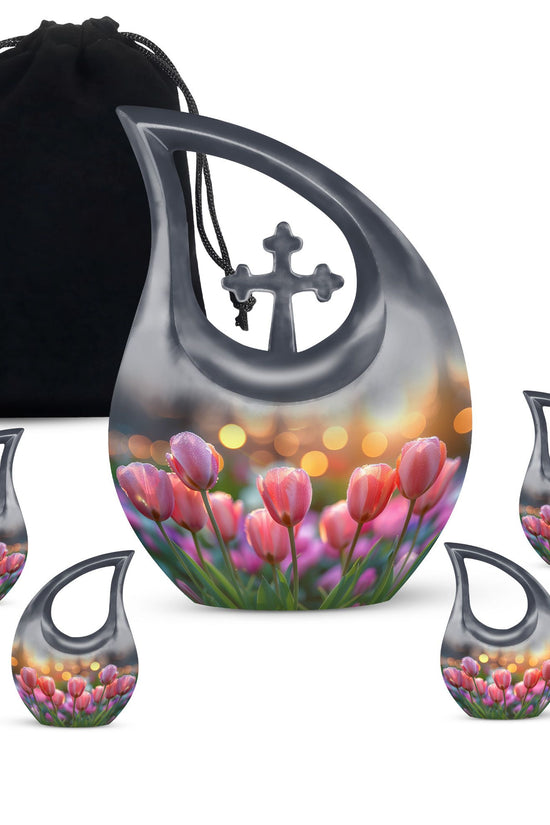 Flower Urns For Ashes - Adult Cremation Urn