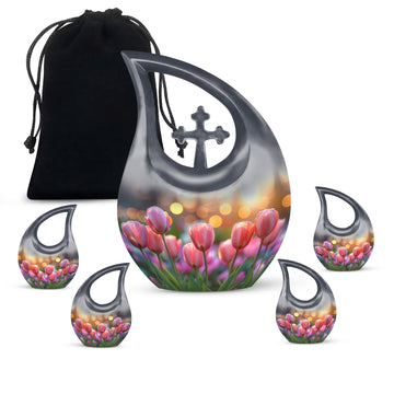 Large Urn With 4 Keepsake