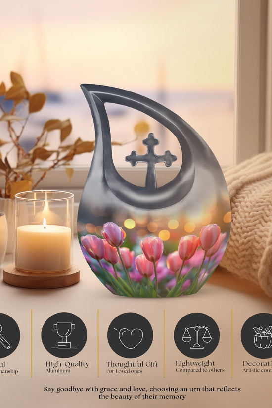 Flower Urns For Ashes - Adult Cremation Urn
