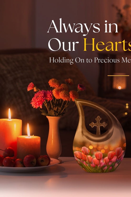 Flower Urns For Ashes - Adult Cremation Urn