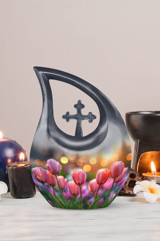 Flower Urns For Ashes - Adult Cremation Urn