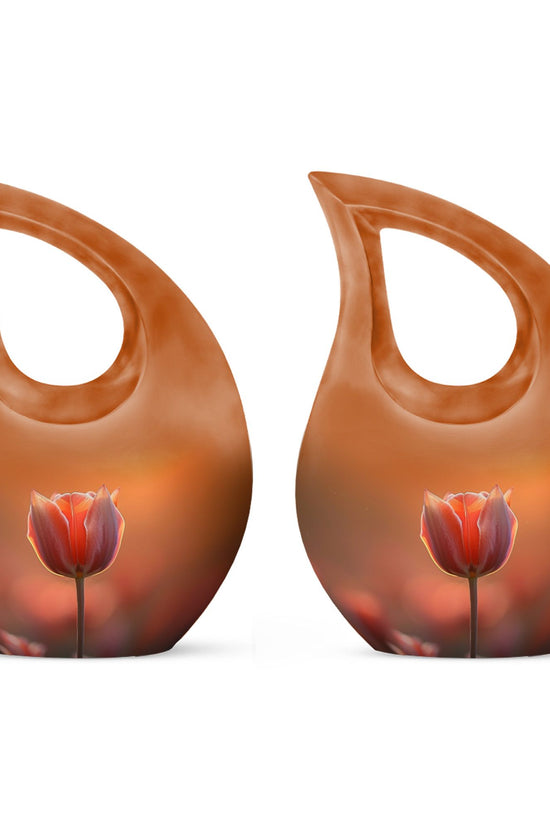 Flowers Urns For Ashes - Cremation Urns For Human Ashes Adult Set